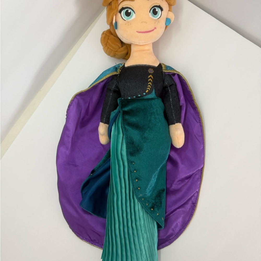 Disney Ana Plush Doll with Teal and Purple Outfit